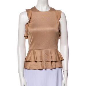 Jonathan Simkhai Sleeveless Ruffle Top